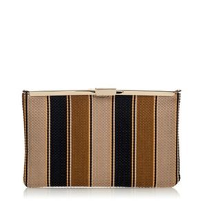 J. Crew Stripe Clutch